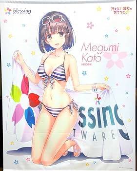 Amazon.co.jp: C92 加藤恵 深崎暮人描き下ろし等身大タペストリー 冴え