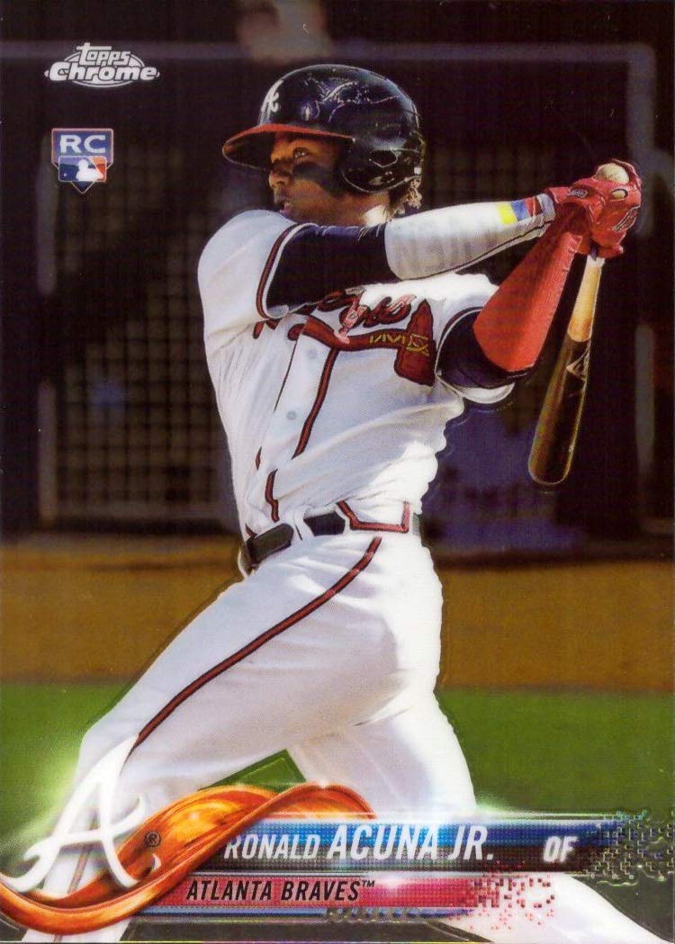 Amazon.com: 2018 Topps Chrome Baseball #193 Ronald Acuna Jr