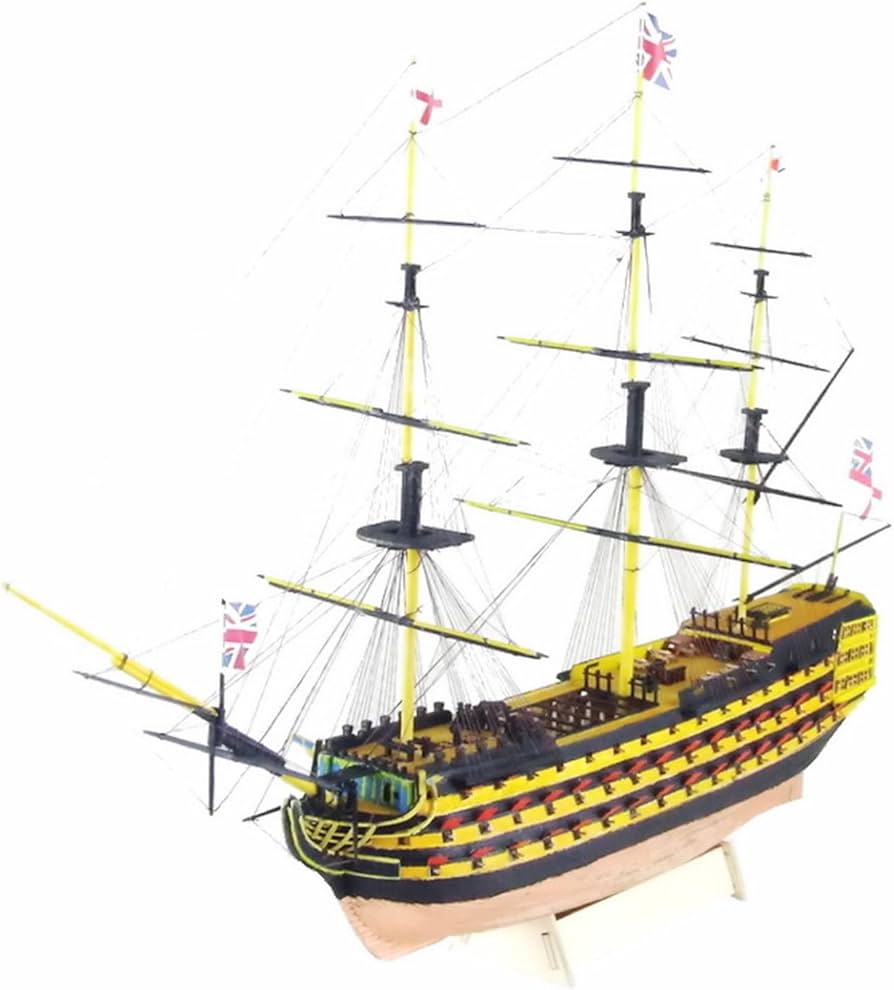 Amazon | HMS ヴィクトリー 1765 西洋木製帆船 英国海軍 船模型