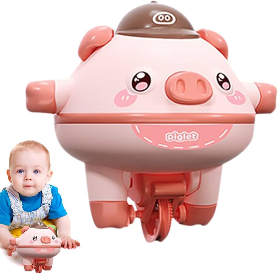 Amazon | MacilKurtlar 子供用豚のおもちゃ、歩く豚のおもちゃ - 驚く