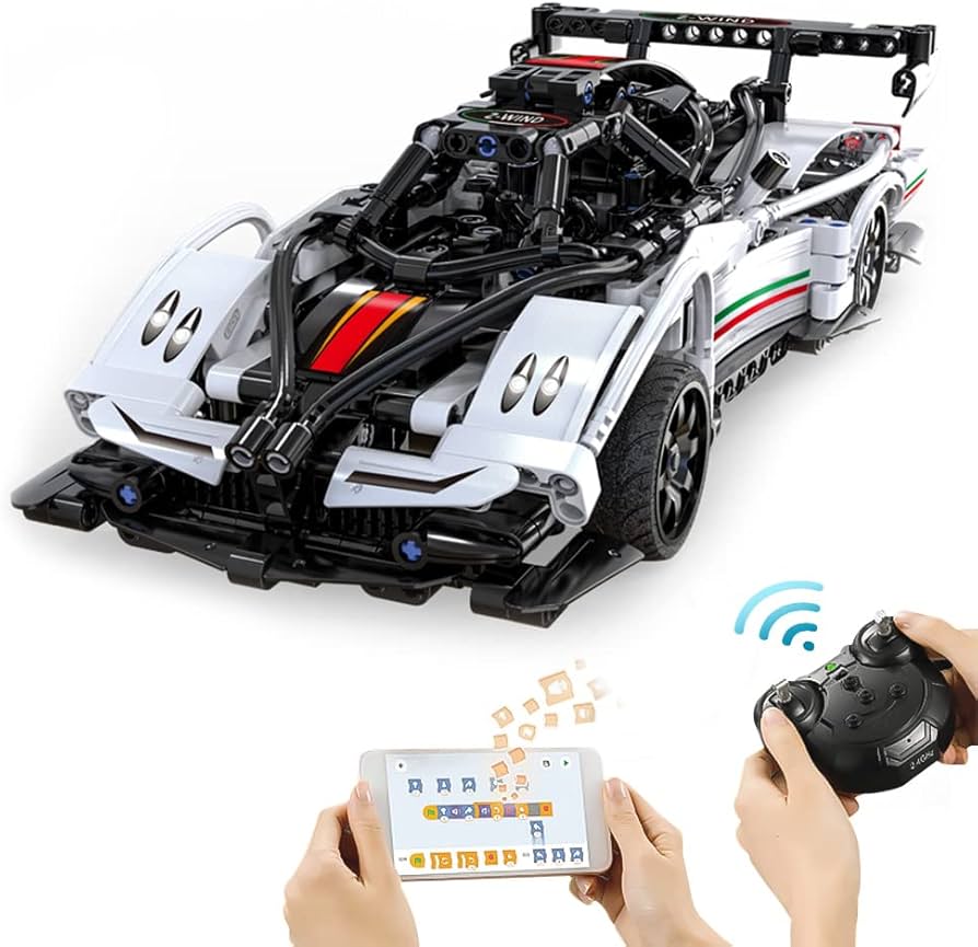Amazon | CaDA 動くブロックキット スマホ連動 ラジコン レーシング
