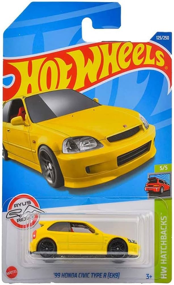 Amazon.com: Hot Wheels 2022 - '99 Honda Civic Type R [EK9] - HW