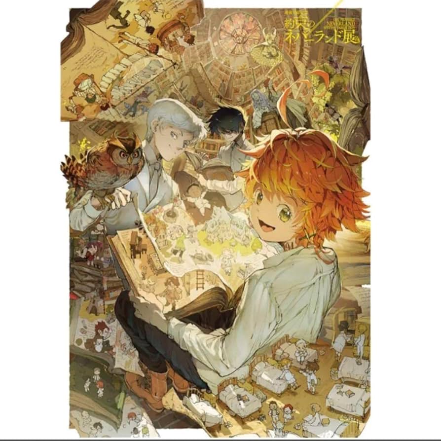 Amazon.co.jp: 約束のネバーランド 約ネバ ポスター 原画展 6IVMSV