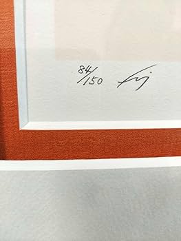 Amazon.co.jp: 直筆サイン入り サクラ大戦 リトグラフ 出撃 藤島康介