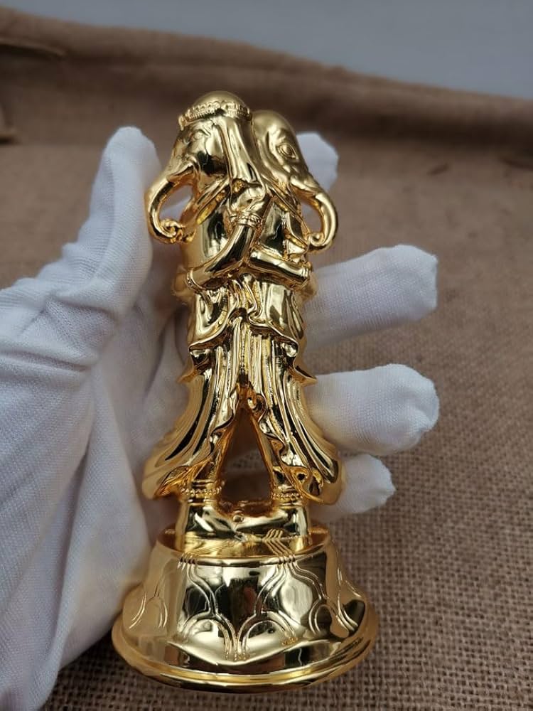 Amazon｜歓喜天 仏像 （聖天）双身形 高さ12cm 守り本尊 ご利益 恋愛