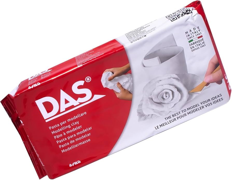 Amazon.co.jp: Das Air Hardening Modelling Clay, 1kg Block, White