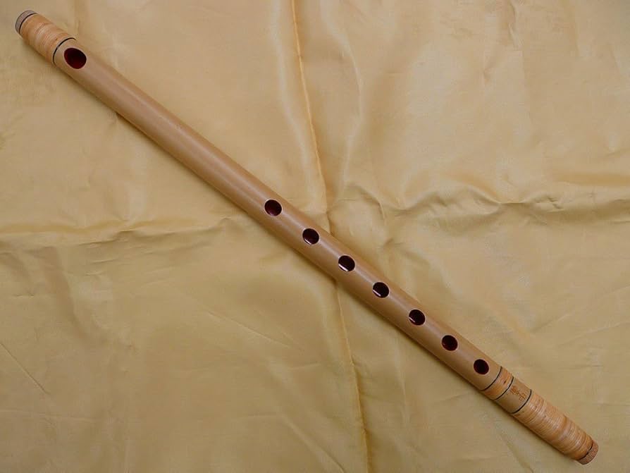 Amazon | 大岡紫山篠笛Cタイプ獅子田（籐両巻）7穴8本調子 | 篠笛
