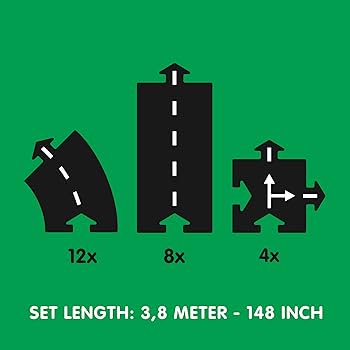 Amazon.com: Waytoplay's Highway - Flexible Toy Road Set, 24 Pieces