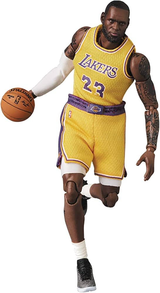 Amazon.com: Lebron James Mafex Action Figure, Multicolor : Toys