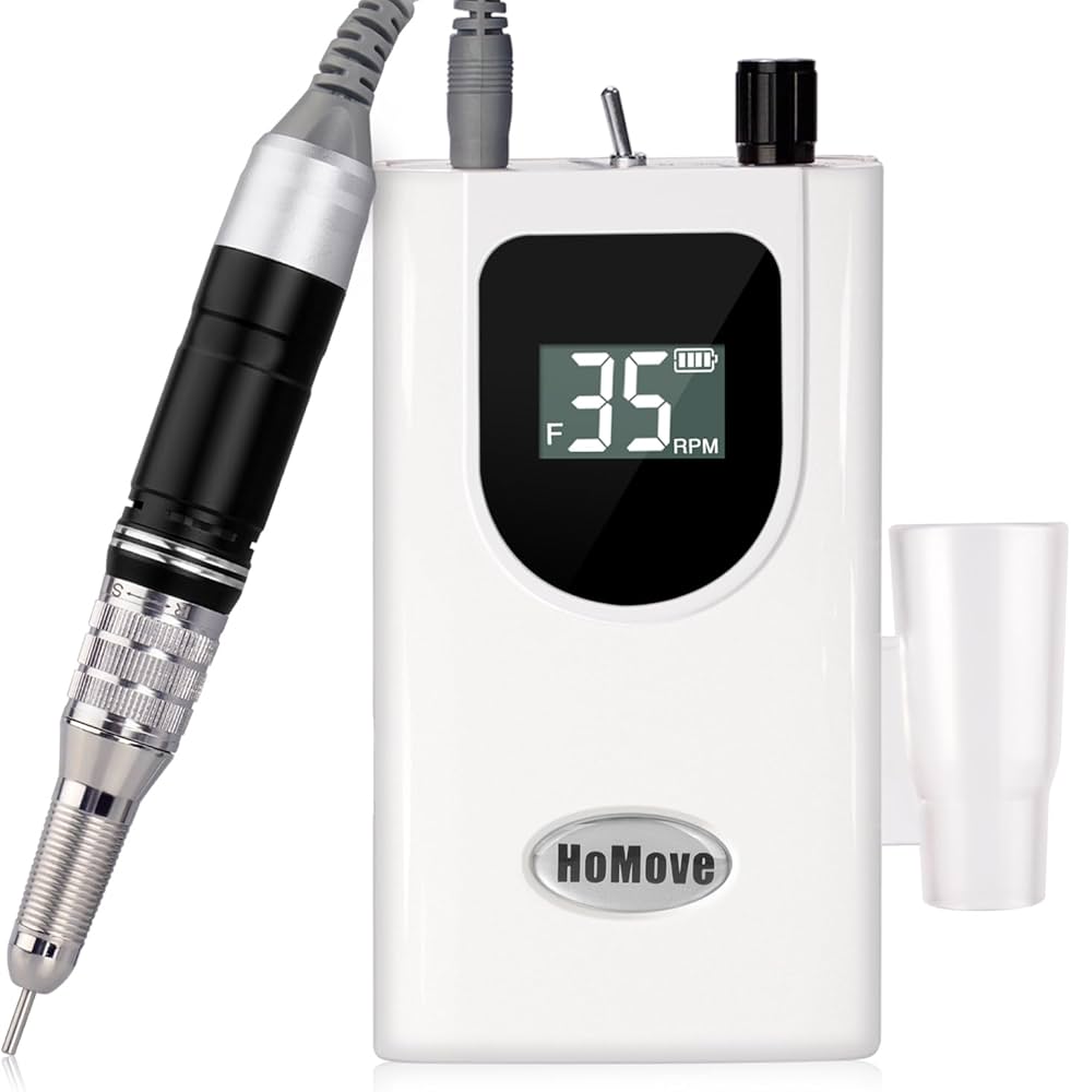 Amazon.com: 35000RPM Portable Nail Drill Machine, HoMove