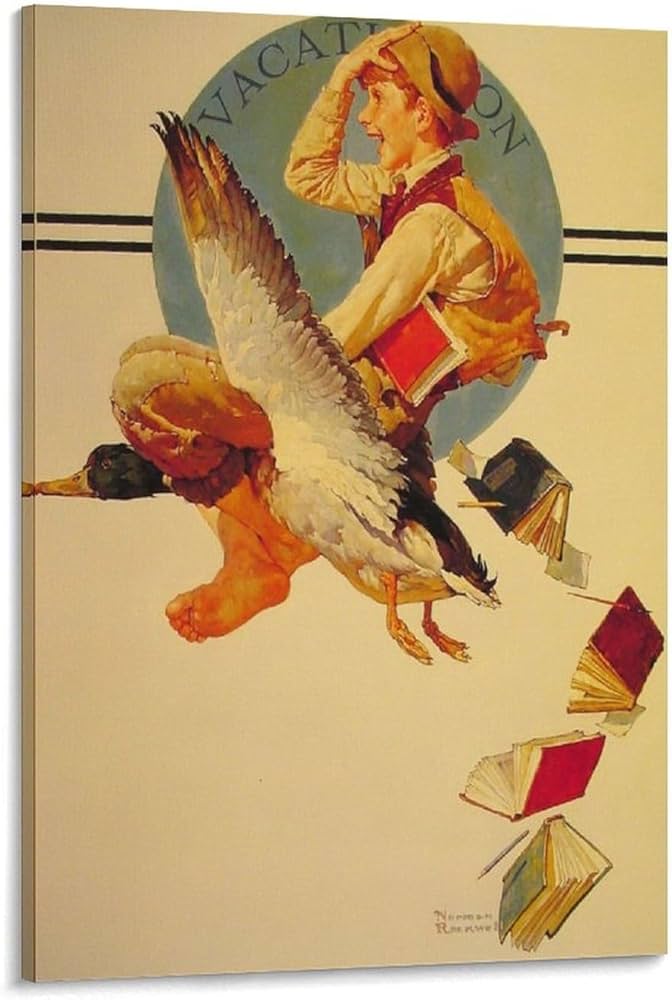 Amazon.co.jp: Norman Rockwell ノーマン・ロックウェル 絵画 ポスター