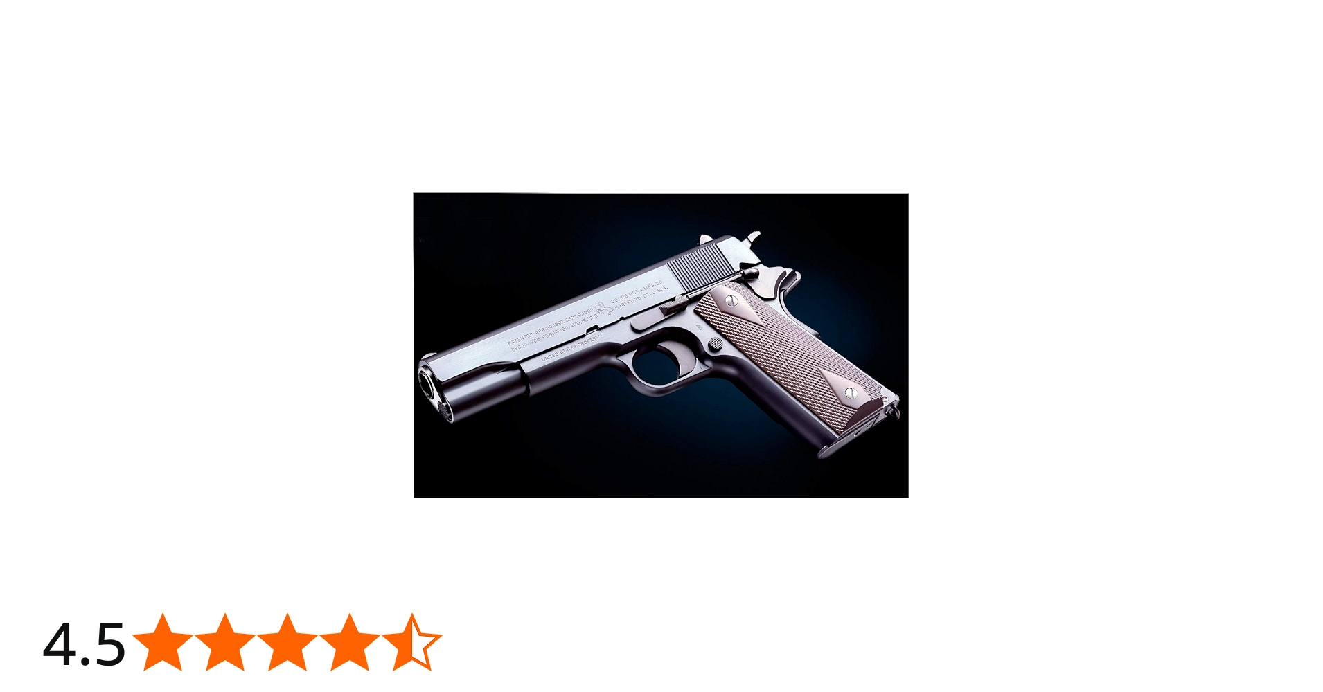 Amazon | 【WAスーパーリアルガン】WA コルト M1911 ブラックアーミー