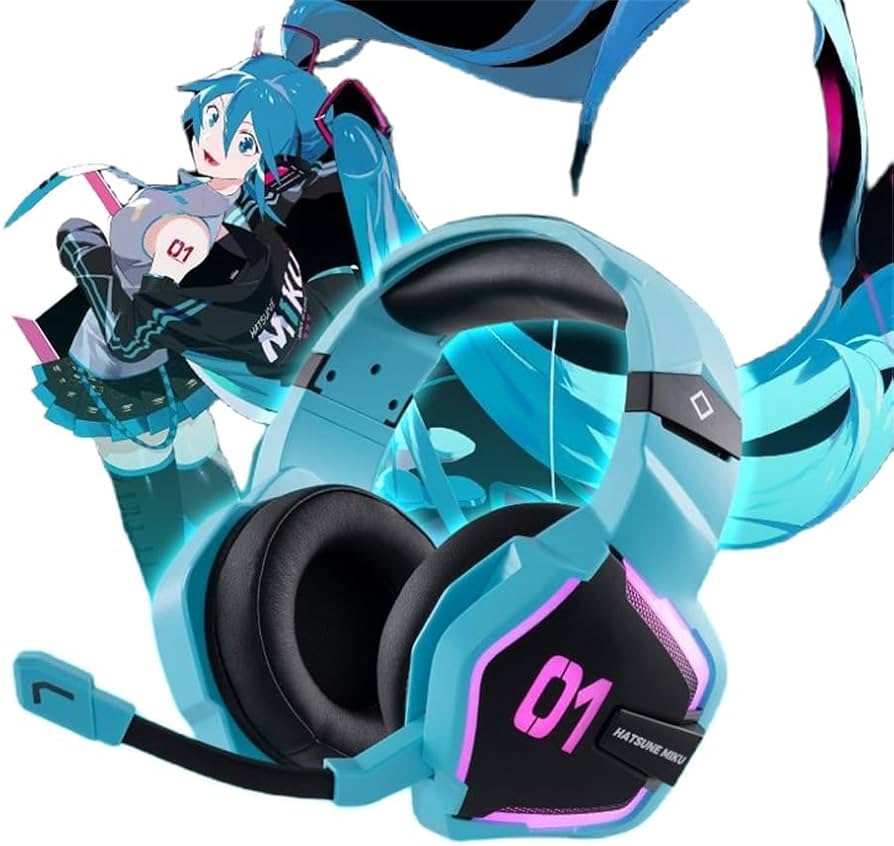 Amazon.co.jp: 初音ミク MIKU ゲーミングヘッドセット USB接続 7.1ch