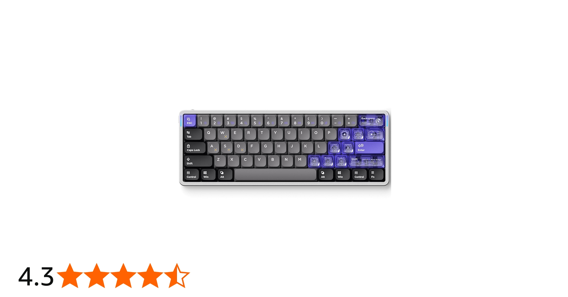Amazon | nuphy Air60 HE 磁気スイッチ ゲーミングキーボード 61キー