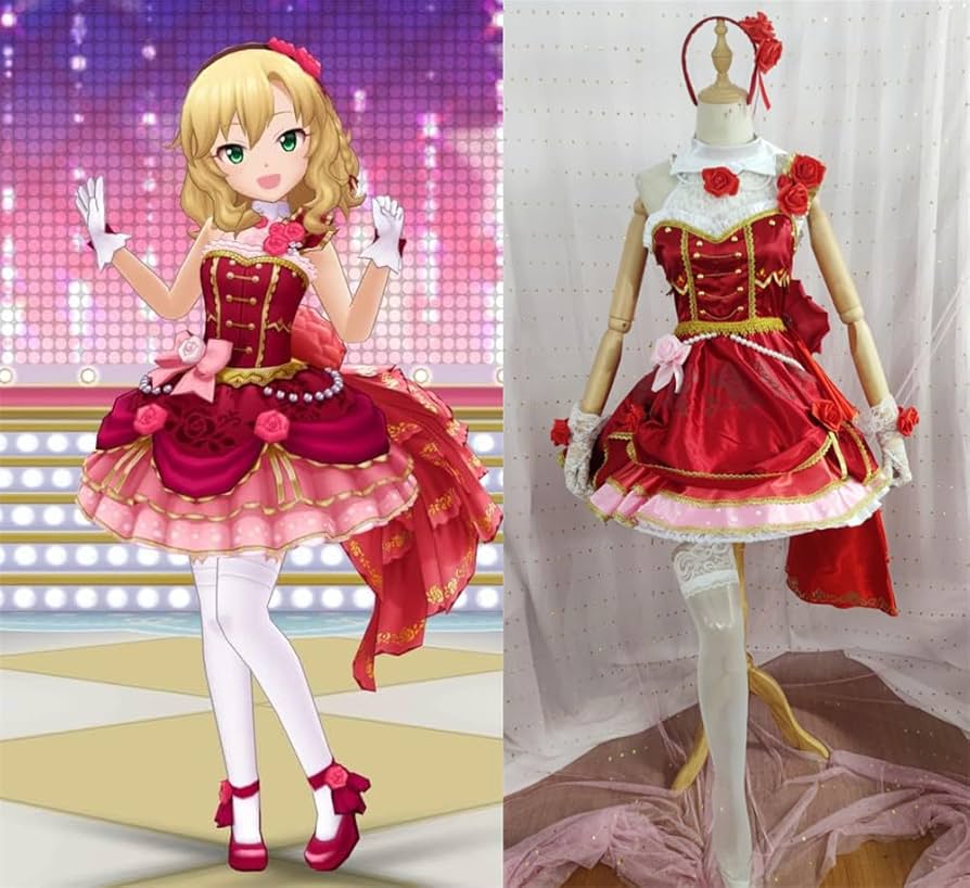 Amazon.co.jp: 実物撮影◇◇ 櫻井桃華 コスプレ衣装 (靴 ウィッグ追加