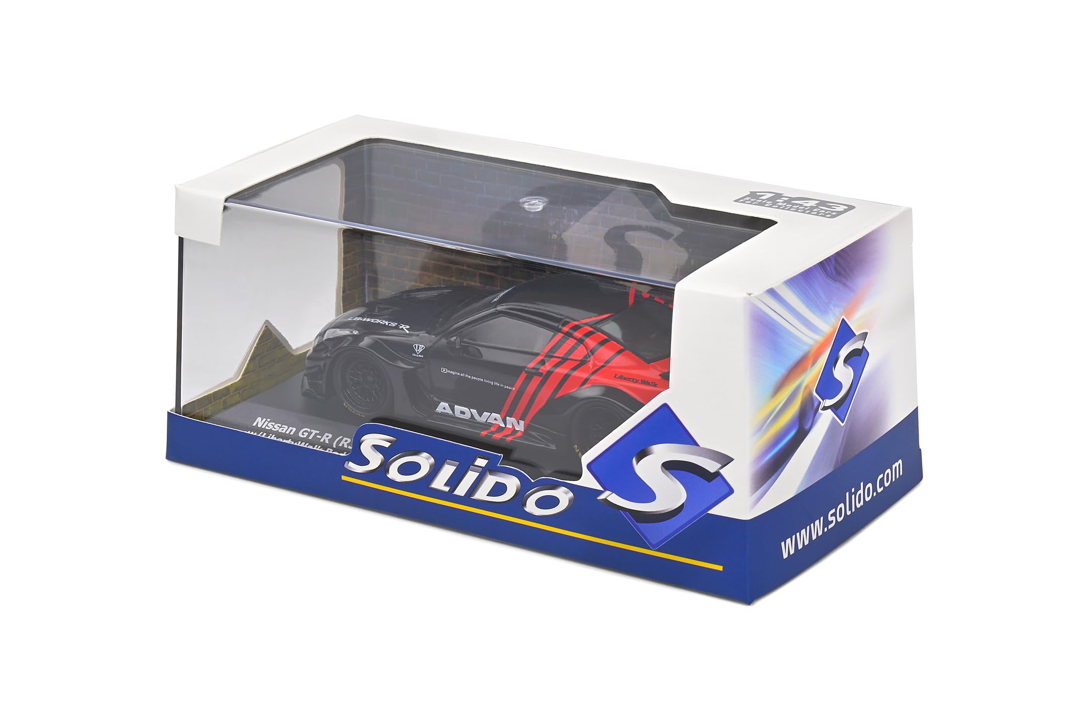 Amazon.com: SOLIDO - NIS GT-R (R35) LBWK - 2020-1/43 : Arts
