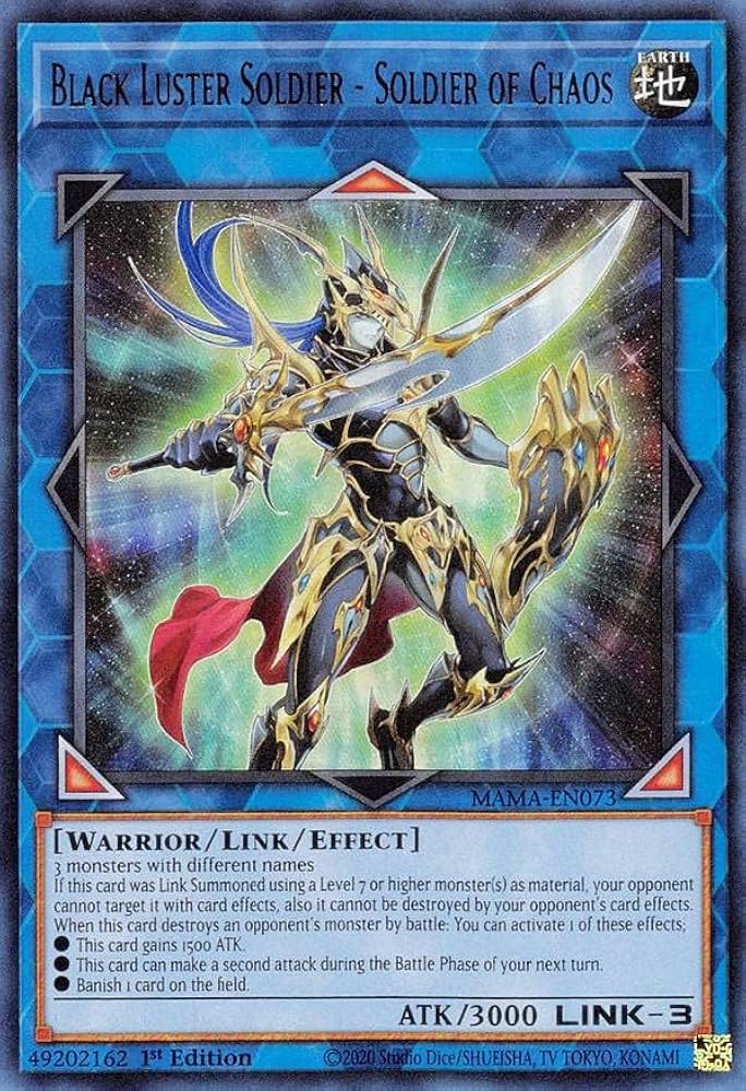 Amazon.co.jp: 遊戯王 MAMA-EN073 混沌の戦士 カオス・ソルジャー