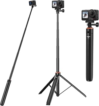 Amazon | DJI Osmo Action 5 Pro用 三脚/自撮り棒/一脚兼用、136cm延長