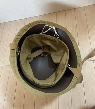 Amazon.co.jp: 日本海軍 九十式鉄帽覆陸軍90式鉄兜のセット複製品