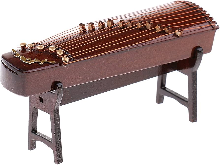 Amazon.co.jp: Perfk ウッド ミニ 楽器モデル 琴モデル 12インチ
