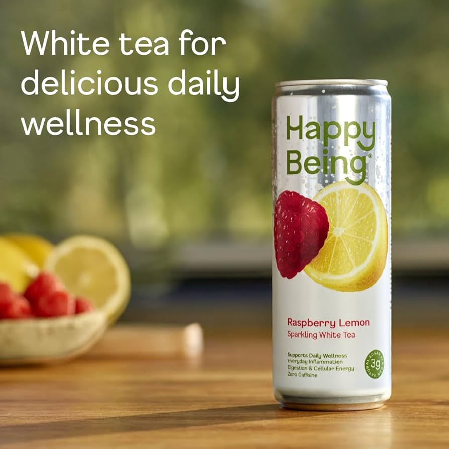 Amazon.com : Happy Being Raspberry Lemonade Sparkling White Tea