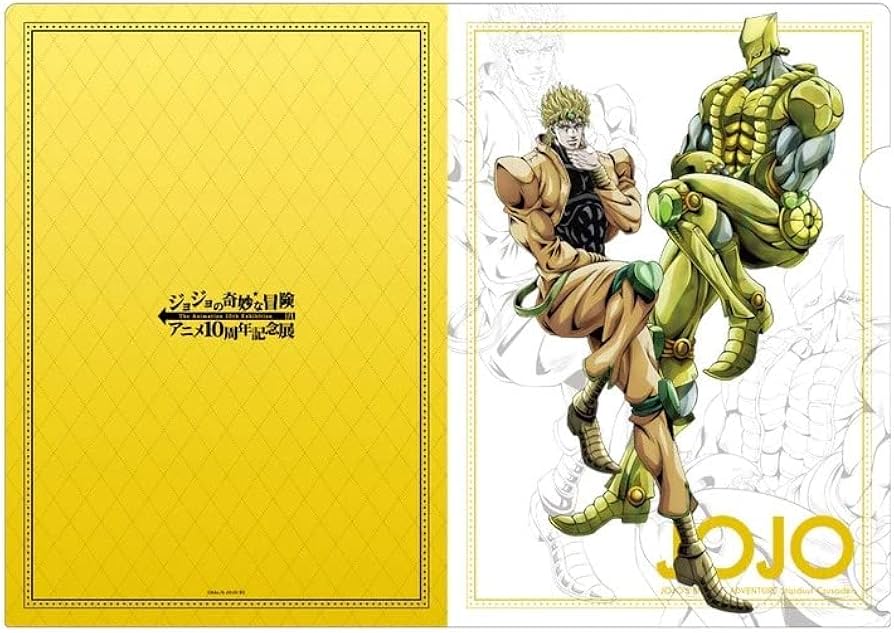 Amazon.co.jp: ジョジョの奇妙な冒険 クリアファイル ディオ DIO ザ