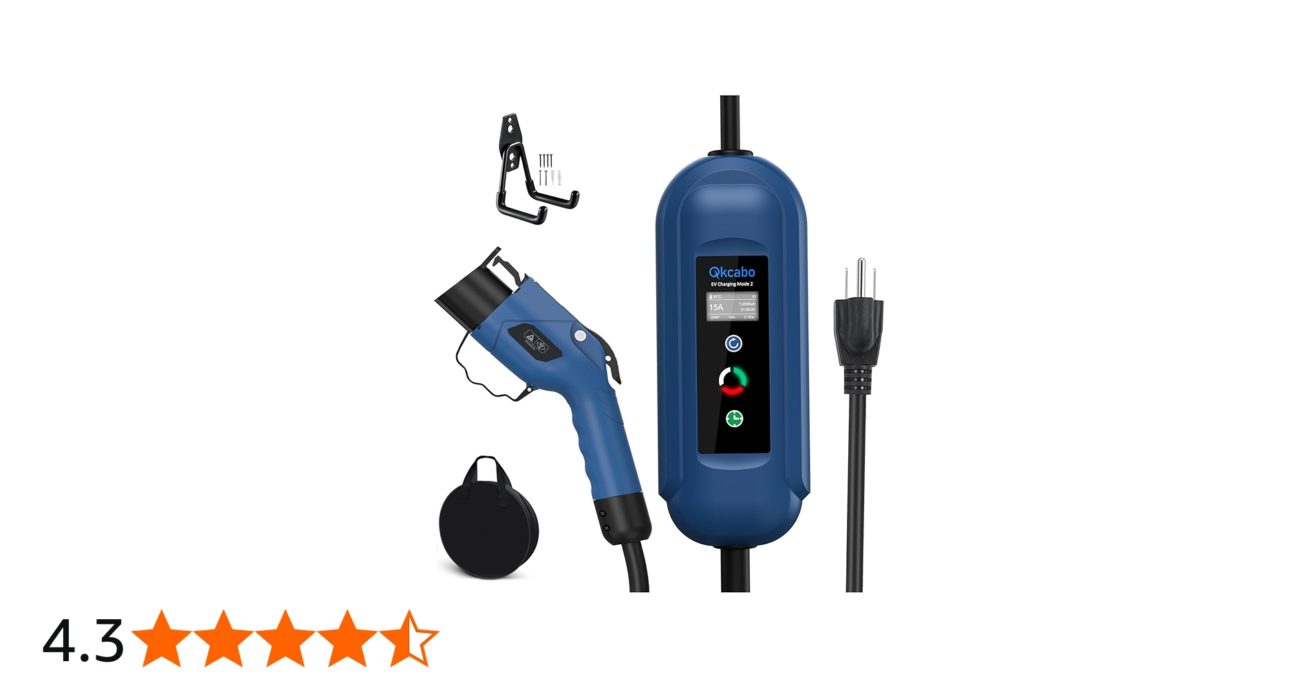 Amazon.co.jp: Qkcabo 100V 電気自動車 充電ケーブル EV 充電 用