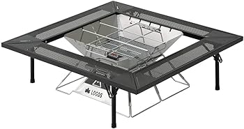 Amazon | ロゴス(LOGOS) アイアン囲炉裏テーブル 81064134 | ロゴス