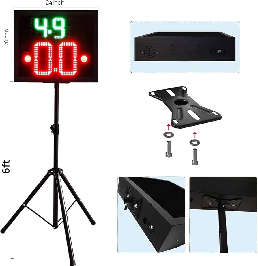 Amazon.co.jp: YZ ショットクロック バスケットボール 14/24秒