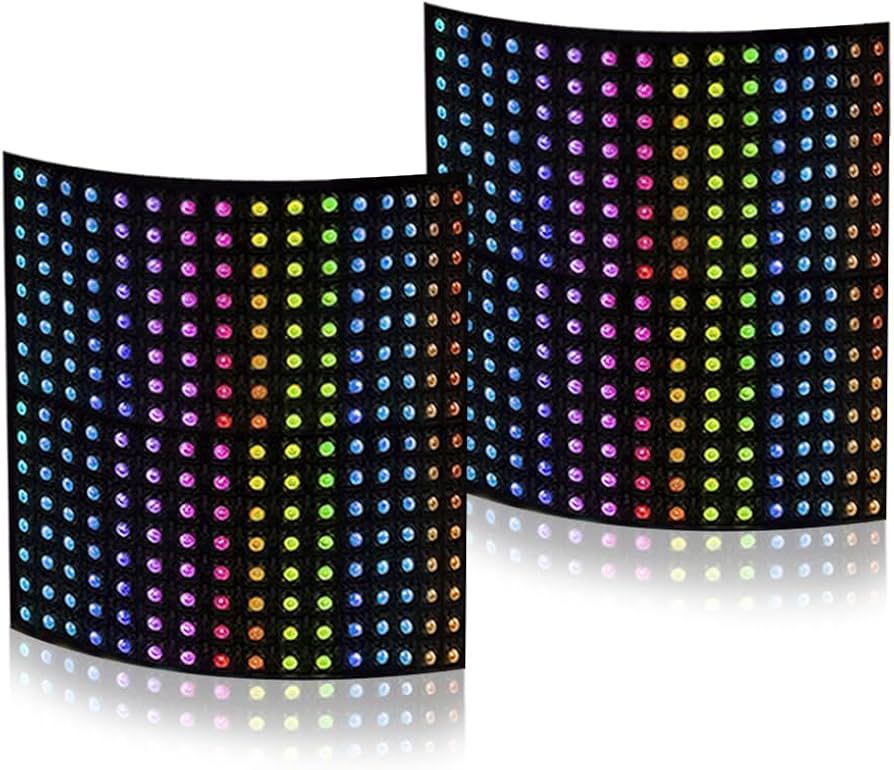 Amazon.com: icever (2 Pack) WS2812B LED Matrix Panel, 16x16 256