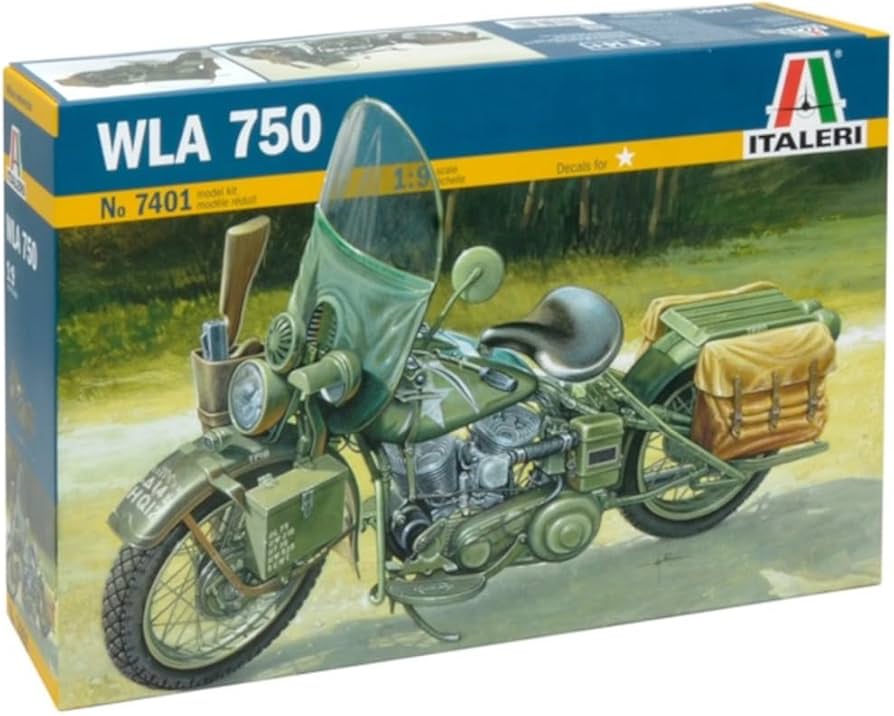 Amazon | プラッツ イタレリ 1/9 WW2 アメリカ 軍用バイク WLA 750