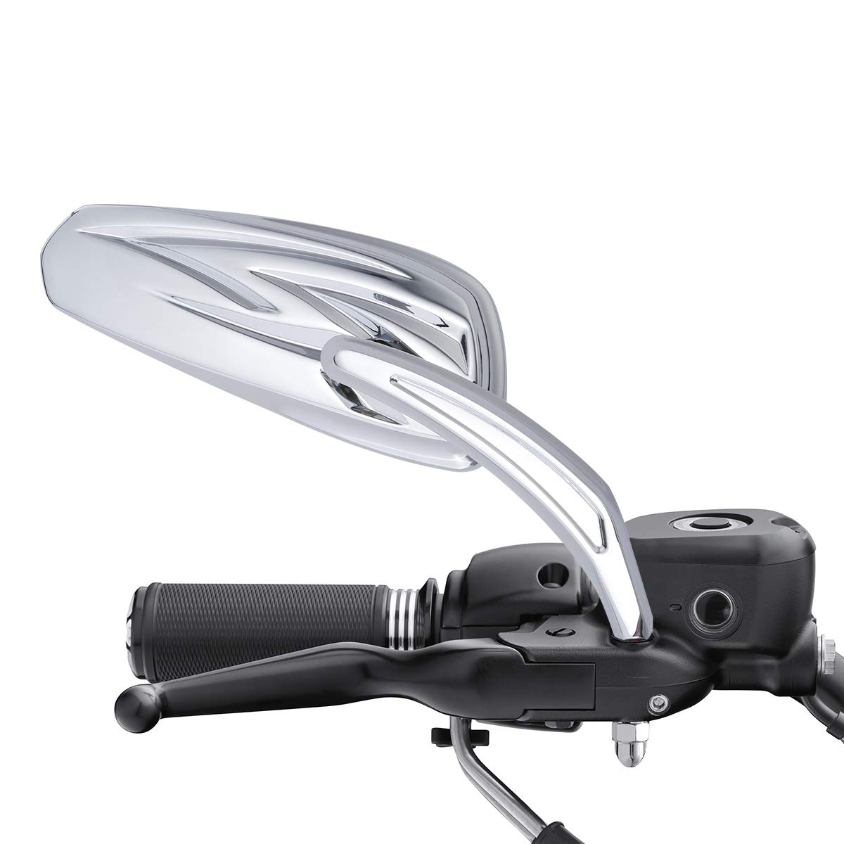 Amazon | HUILI-JPHOME クローム ティアドロップ リア ビュー ミラー