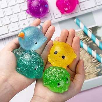 Amazon.co.jp: Homilius キラキラ スクイーズ 動物 ストレス解消グッズ