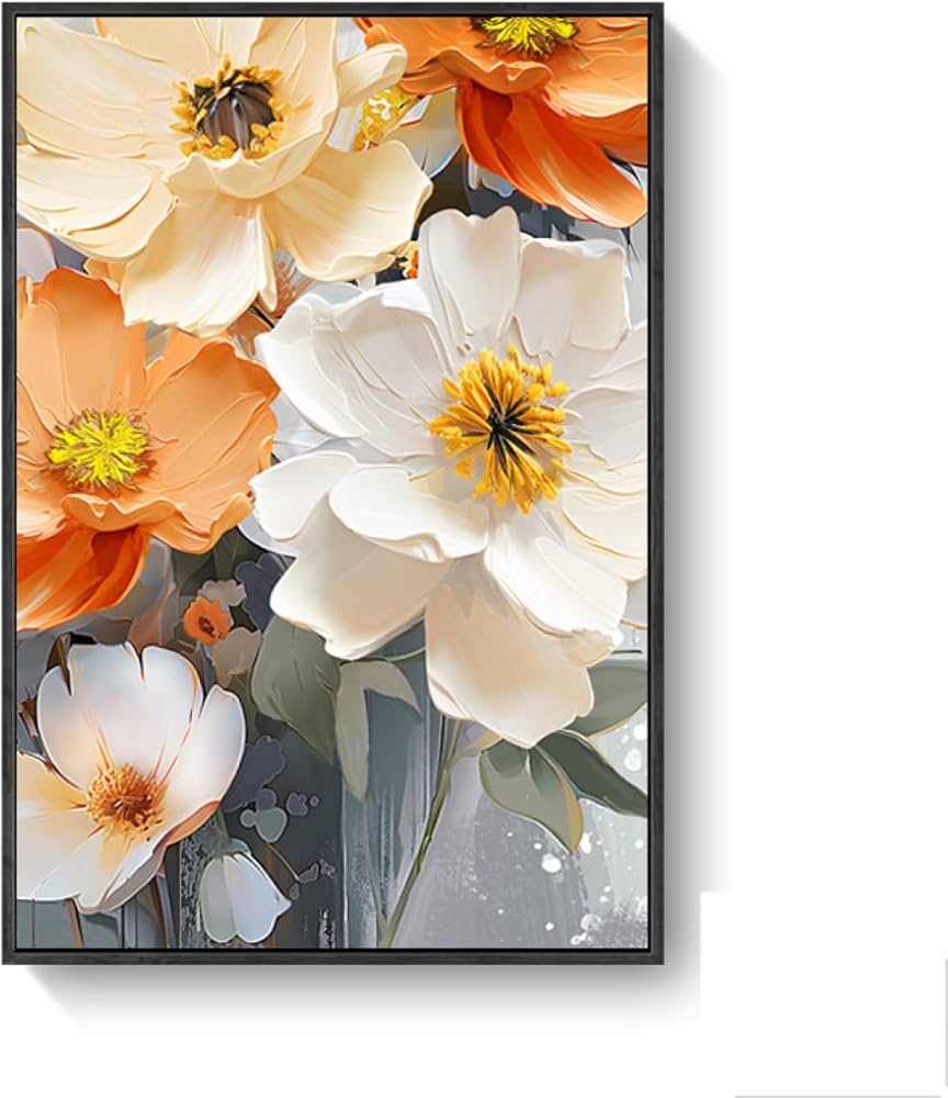 Amazon.co.jp: [XLOYP] アートパネル 花 絵画 飾り絵 水彩 ポスター