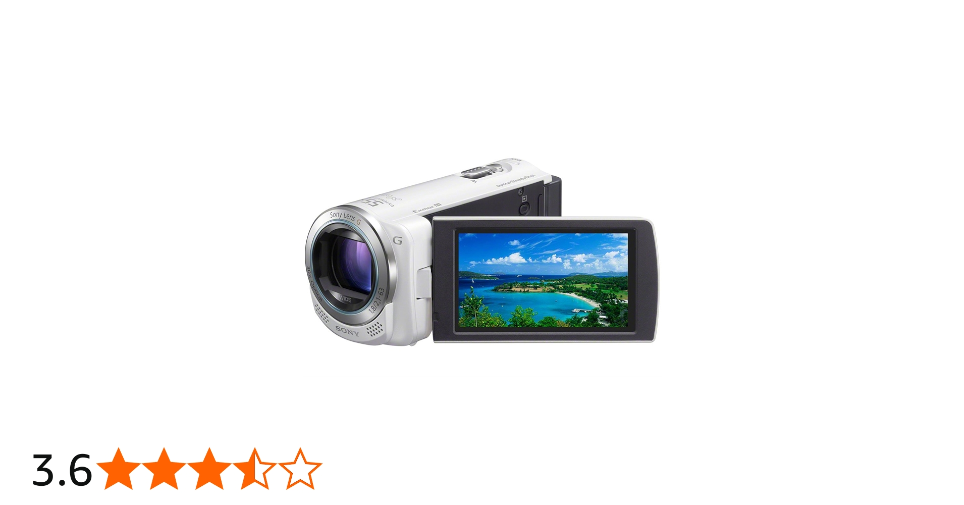 Amazon | SONY HDビデオカメラ Handycam CX270V プレミアムホワイト