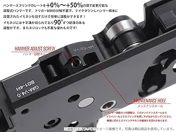 Amazon | Guns Modify スチールCNCトリガーボックス + MIM スチール