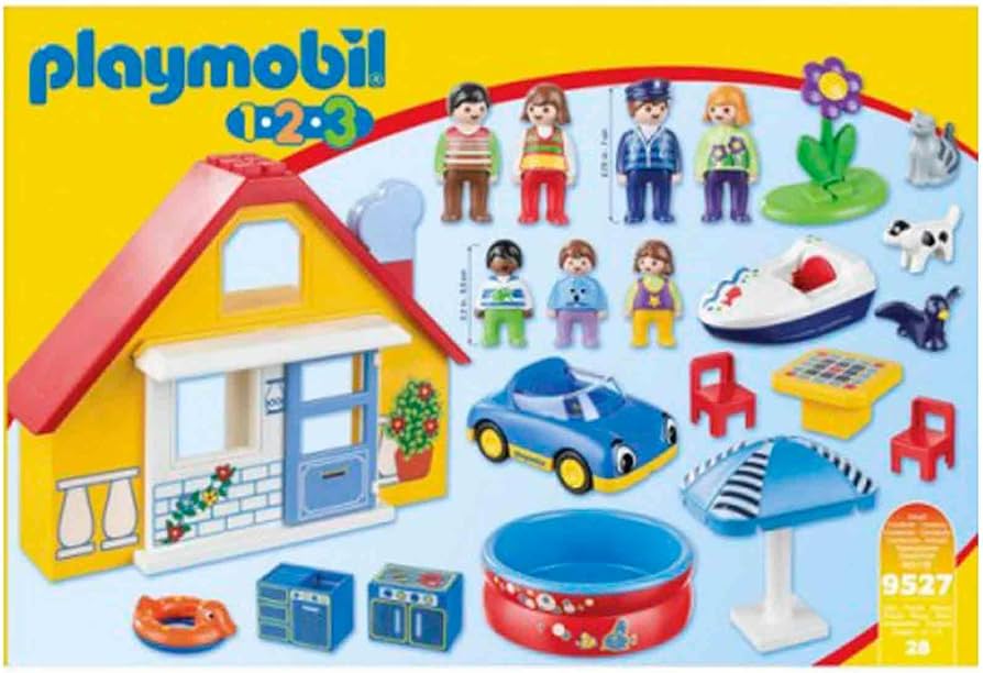 Amazon.co.jp: プレイモービル - ホリデーホーム、9527、カラフル