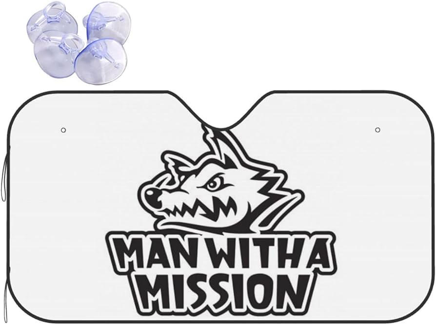 Amazon | マン ウィズ ア ミッション 車用サンシェード フロント