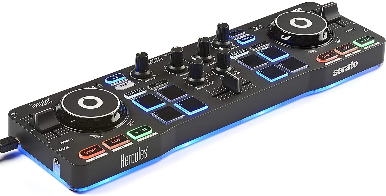 Amazon.com: Hercules DJ DJControl Starlight | Pocket USB DJ