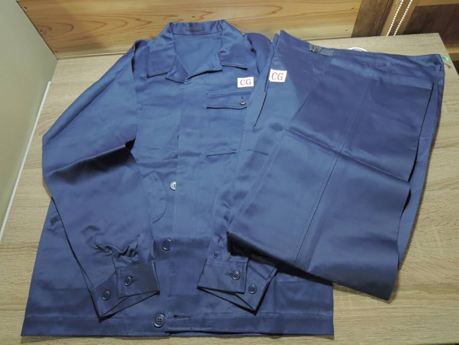 Amazon.co.jp: 当時物 旧国鉄 作業着 上下セット ナッパ服 ビンテージ