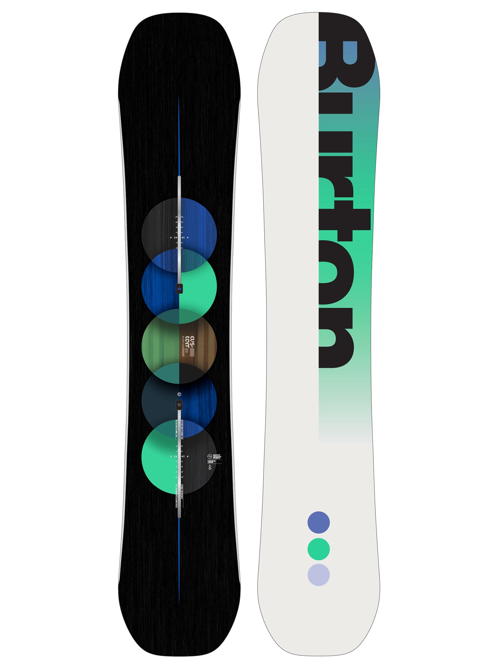 Amazon | Burton メンズ カスタム キャンバー スノーボード 154cm
