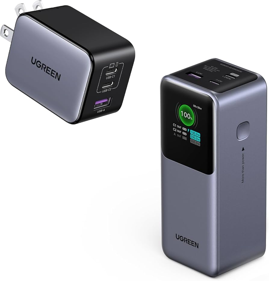 Amazon.com: UGREEN Nexode Power Bank 20000mAh 130W Bundle with 65W