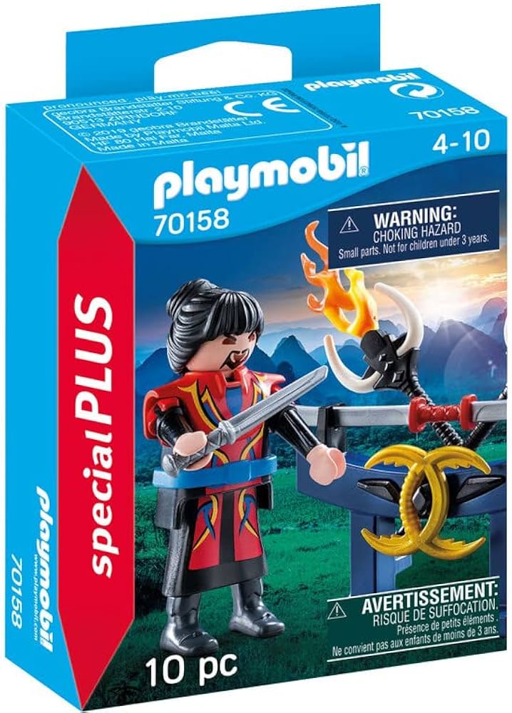 Amazon.com: Playmobil 70158 Special Plus Asian Fighters, Fun