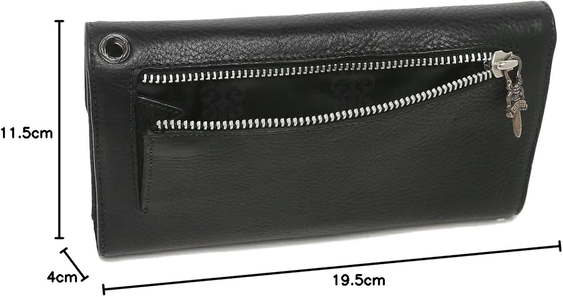 Amazon | [クロムハーツ] アウトレット 長財布 ブラック メンズ