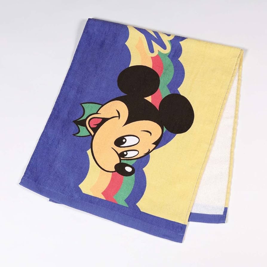 Amazon｜スケーター(Skater) フェイスタオル ディズニー レトロ