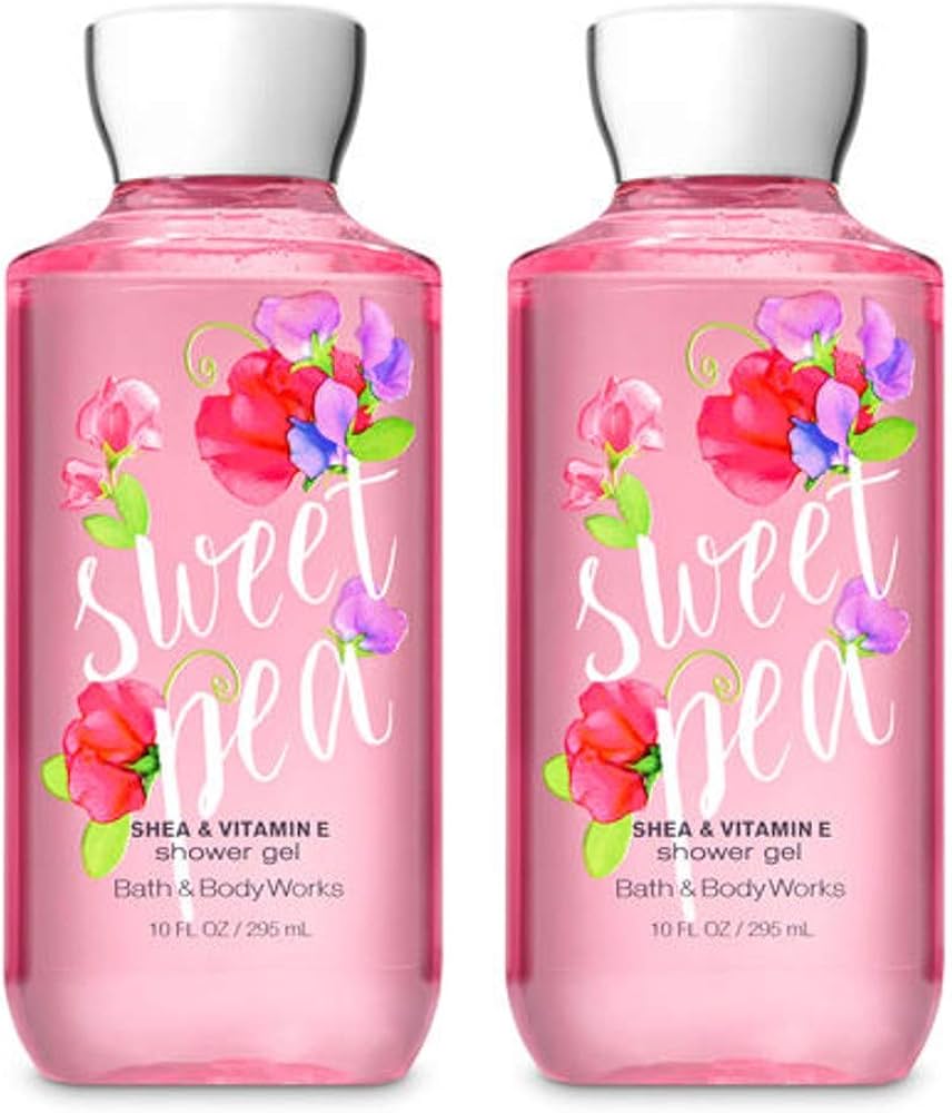 Amazon.com : Bath & Body Works Sweet Pea Shower Gel 10 Oz SET of