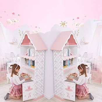 い*く様 Mother garden 本棚 ピンク 水玉模様 Amazon｜JJZXD 家具の子供