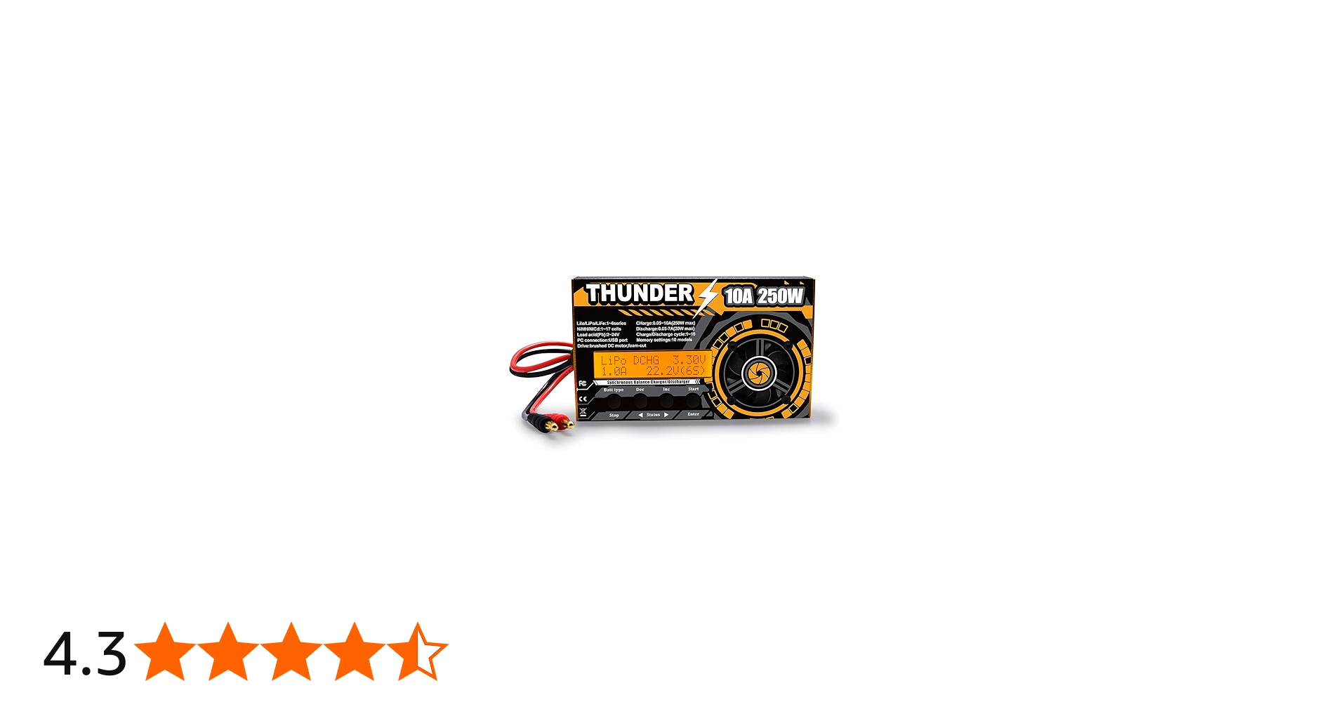 Amazon.co.jp: HOTA THUNDER ミニ四駆 充電器 6250【 Turnigy Reaktor