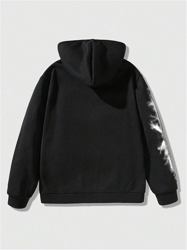 Amazon.com: SHENHE Men's Graphic Zip Up Cross Print Hoodie Y2k