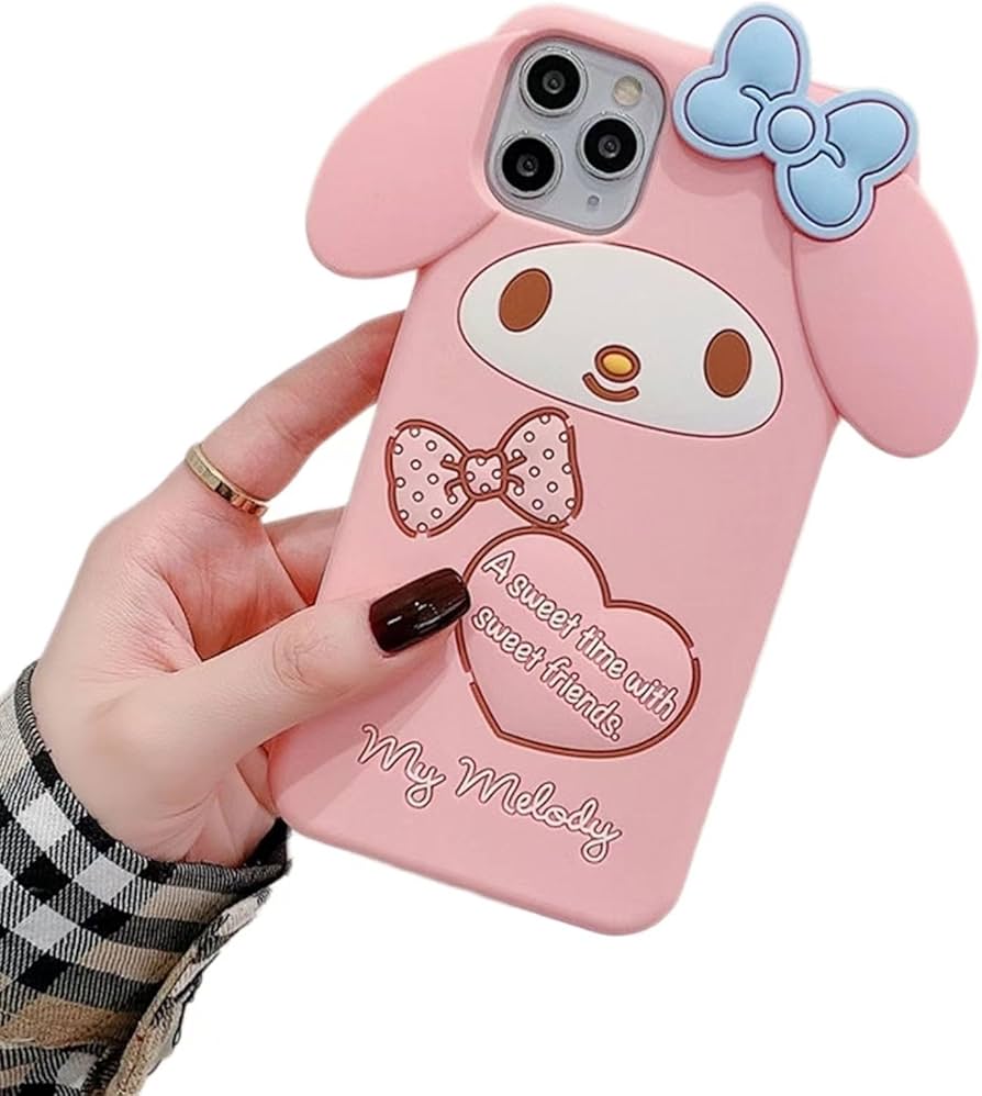Amazon.co.jp: LYLIDIA マイメロディ ケース Phone 15 用 立体